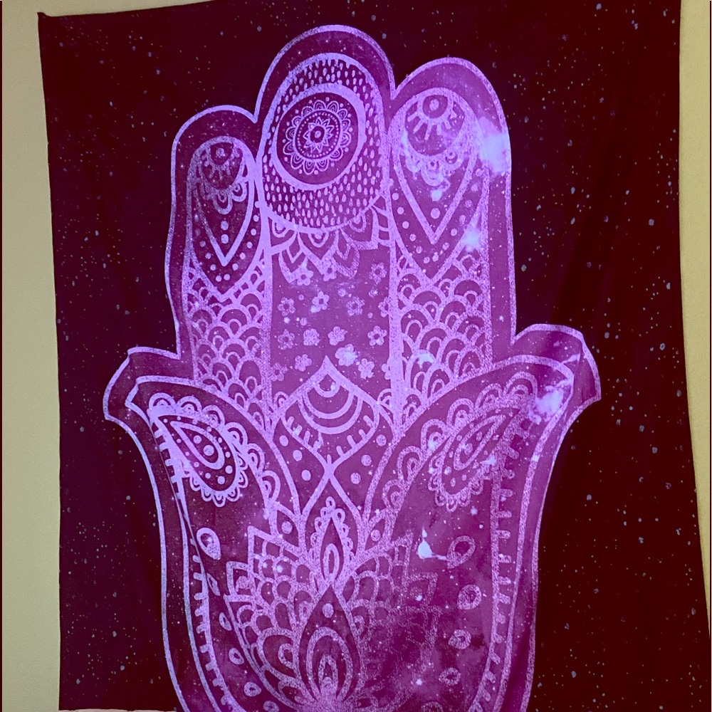 Hamsa tapestry from Spencer’s